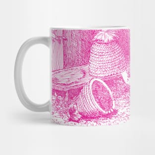 Bear Stung By Bees BubbleGum Pink Mug